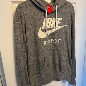 Women’s Gray Nike Lightweight Hoodie Size L